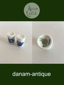 ロイヤルコペンハーゲン ブルーフラワー 編み込みペッパーボックス 2個セット No 8053