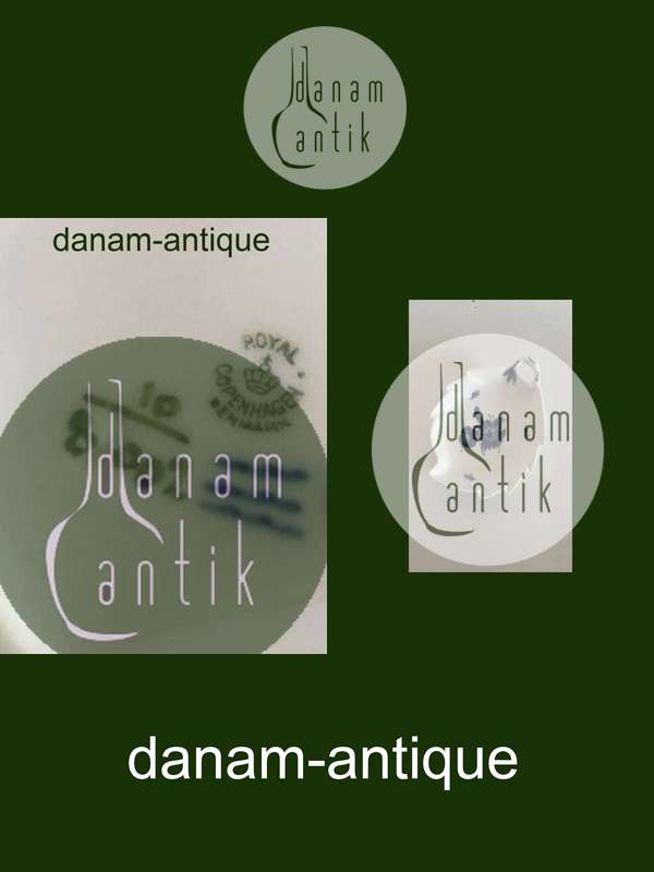 Royal Copenhagen Blå Blomst Flettet Bladformet Skål No 8002