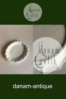 Royal Copenhagen White Blue Flower Angular Oval Serving Dish No 8573