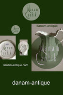 皇家哥本哈根白蓝花方形牛奶壶No 8526