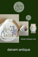 Royal Copenhagen Blå Blomst Svejfet Trekantet Fad No 1526