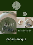 Royal Copenhagen Brown Iris Round Butter Pad No 9111