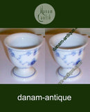 Bing und Grondahl Blau bemalte Musselmalet Eierbecher