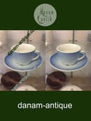 Bing & Grondahl Blauton Hotel Frühstückstasse/Tasse und Untertasse Nr. 746