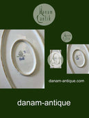 Bing & Grøndahl Dickens Sommerfugl med Guld Ovalt Serveringsfad