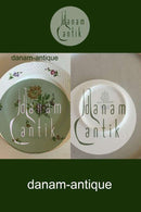 Bing & Grøndahl Saksisk Blomst, Håndmalet Stort rundt fad