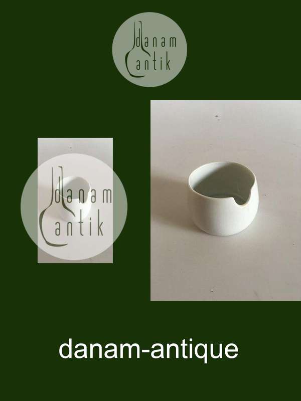 ビング＆グロンダール ヘニングコッペルホワイトスモールジャムまたはシュガーボウル No 552