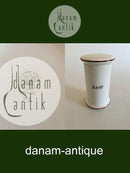 Bing & Grondahl Rasp (Fine Bread Crumbs) Jar from the Apothecary Collection