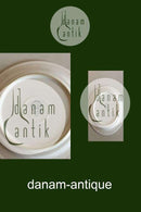 Bing & Grondahl/Kronjyden White Cordial Lunch Plate No 326