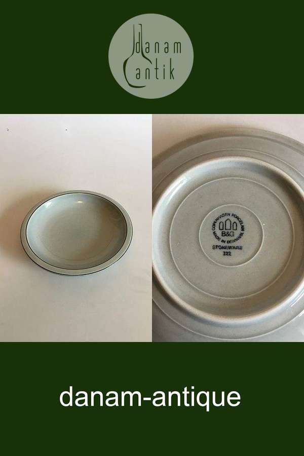 Bing og Grøndahl Stentøj Columbia Dyb Tallerken No. 322