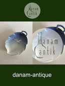 Bing & Grondahl Möwe mit Gold Großer blattförmiger Unterteller Nr. 199