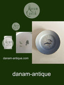 Sjælden Bing & Grøndahl Måge med Guld Fiske Middags Tallerken No 25 Løjer