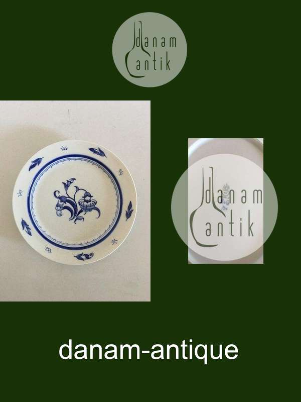 Bing & Grøndahl Jubilæumsstel / Blå Nellike Spisetallerken No. 25