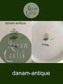 Bing & Grøndahl Måge med Guld Fiske Frokost Tallerken No 26/11 Krebs