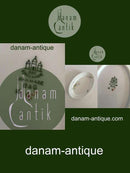 Bing & Grøndahl Ovalt Serveringsfad med Lilla Blomst