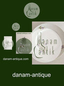 Bing & Grøndahl Stor Middags Tallerken med Lilla Blomst