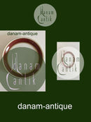 Bing & Grondahl Wagner Ashtray No 30 Wine Red and Gold Border..