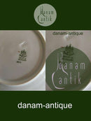 Bing & Grondahl Wagner Cake Plate No 28A. Wine Red and Golden Border