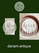 Bing & Grøndahl Wagner Spisetallerken No 25 Vinrød og Guld Bord