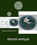 Bing og Grøndahl Art Nouveau Vægtallerken med Stork No F/4