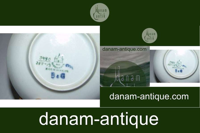 Bing & Grøndahl Vægtallerken med landskabs motiv No 3490/357-13