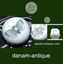 Bing & Grondahl Art nouveau card holder with moth