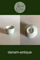 Bing & Grondahl White candle holder No 6043