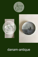 ビング＆グロンダール アールヌーヴォー帆船図錘皿 No 8247/357-20