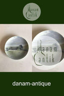 Bing Grondahl新艺术风格配重盘，带农舍编号6757/357-20