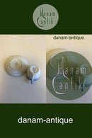 Bing & Grøndahl Måge med Guld Kaffekop med underkop med gennembrudt kant No 305.5