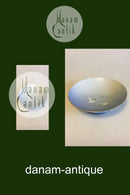 Bing & Grøndahl Måge med guld Kagefad på fod No 206