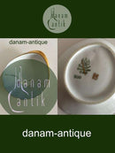 Bing & Grondahl Möwe mit goldener Butteruntertasse / Kaviarschale Nr. 200