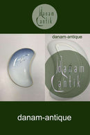 Bing & Grøndahl Måge med guld Nyreformet assiet No 41