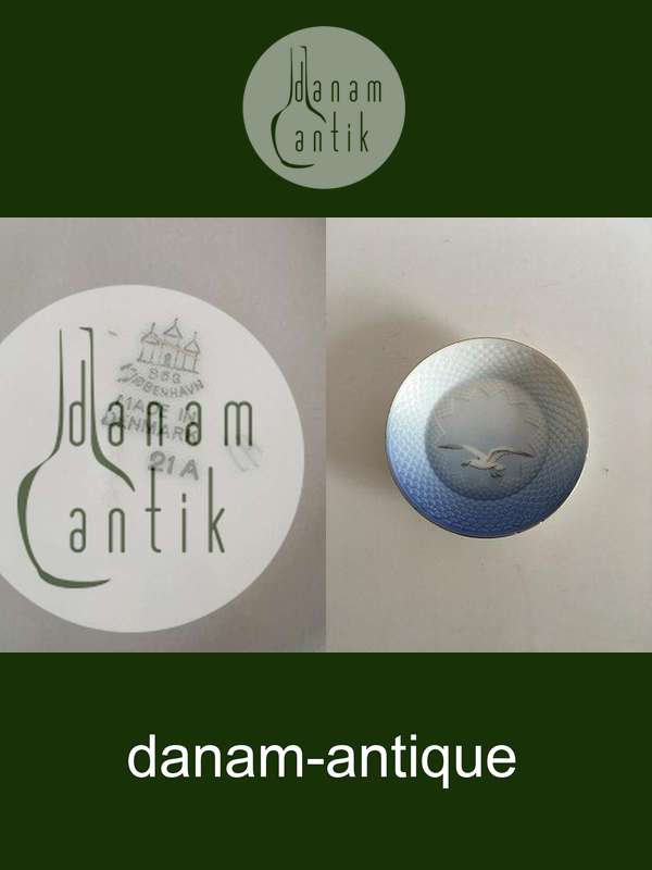 Bing & Grøndahl Måge med Guld Lille Rund Kompot Skål No 21A