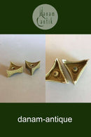 Bing & Grøndahl Jens Quistgaard Trekantede Lysestager fra Relief Serien.