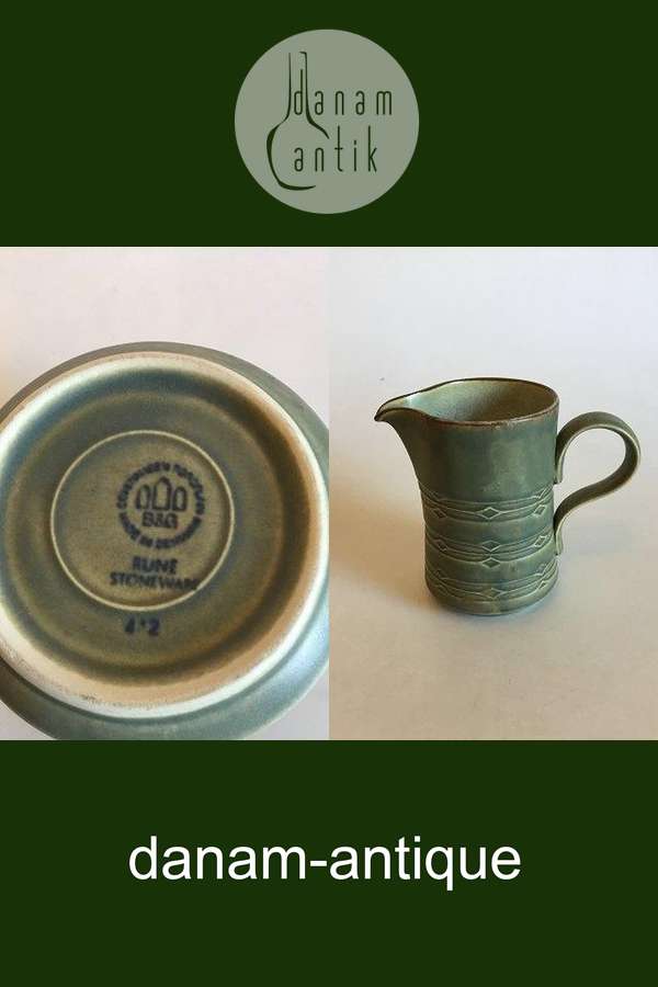 Bing & Grondahl Jens Quistgaard Stoneware for B&G / Kronjyden Rune Jug（クロンイデン ルーンジャグ