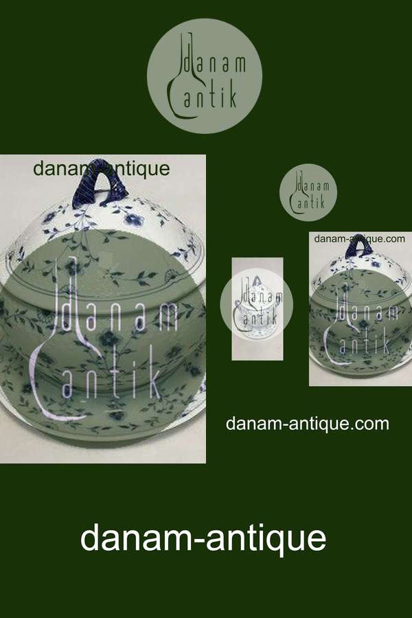 Bing & Grøndahl Sommerfugl Terrin med underfad