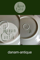 Bing & Grøndahl Saksisk Blomst, Creme Kagefad med Hanke No 101