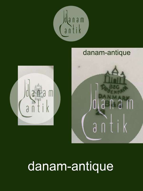 Bing og Grøndahl Sommerfugl Dyb Tallerken No. 23