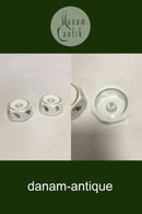 Bing & Grøndahl Saksisk Blomst Et sæt Lysestager No 504