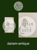 Bing & Grøndahl Saksisk Blomst, Hvid Middagstallerken No 25