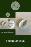 Bing & Grøndahl Saksisk Blomst, Håndmalet Ovalt Fad