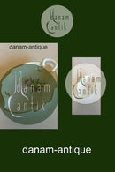 Bing & Grøndahl Saksisk Blomst, Håndmalet Bladformet Kagefad