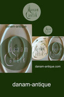 Bing & Grøndahl Saksisk Blomst, Håndmalet Stort Ovalt fad