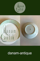 Bing & Grøndahl Frokosttallerken No 26 Stel med grøn dekoration med guld på form 507(Herregaard)