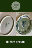 Bing & Grøndahl Jubilæumsstel / Blå Nellike Stort Ovalt Fad