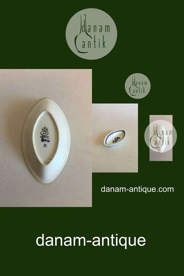 Bing & Grøndahl Jubilæumsstel / Blå Nellike Lille Assiet