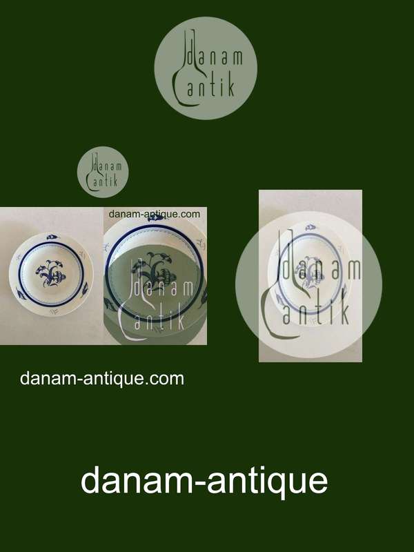 ビング＆グロンダール アニバーサリーセット／ブルーカーネーション ディーププレート No.23。