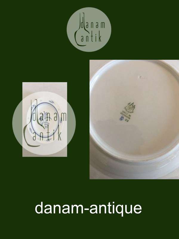 ビング＆グロンダール アニバーサリーセット／ブルーカーネーション ディーププレート No.22。