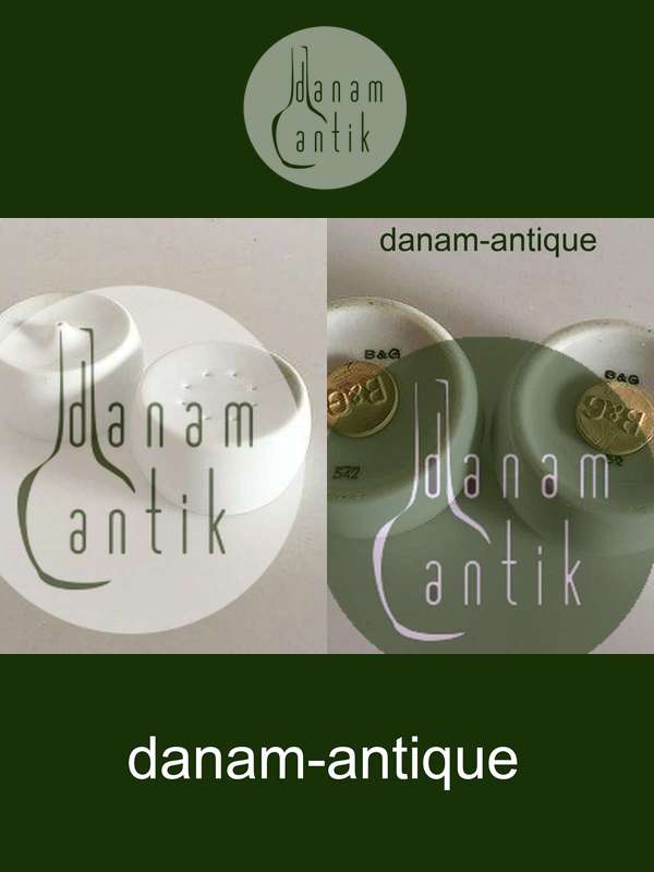 ビング＆グロンダール ホワイト ヘニングコッペル ソルト＆ペッパーシェーカー No 532、No 542